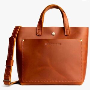 Portland Leather Brown Tote Bag
